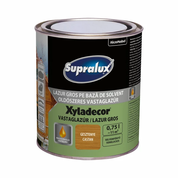 Supralux Xyladecor Vastaglazúr Gesztenye 0,75 l
