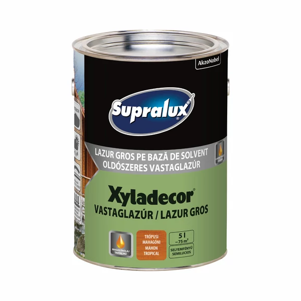 Supralux Xyladecor Vastaglazúr Trópusi Mahagoni 5 l