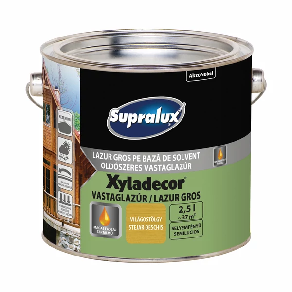 Supralux Xyladecor Vastaglazúr Világostölgy 2,5 l