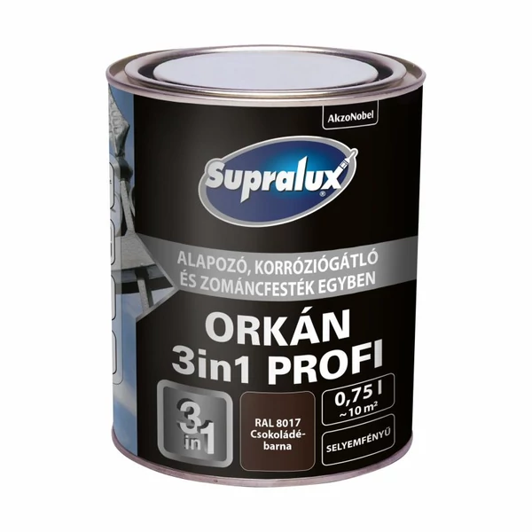 Supralux ORKÁN 3in1 PROFI 0,75 l RAL8017 Csokoládébarna
