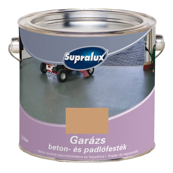 Supralux GARÁZS beton és padlófesték 2,5 l homok