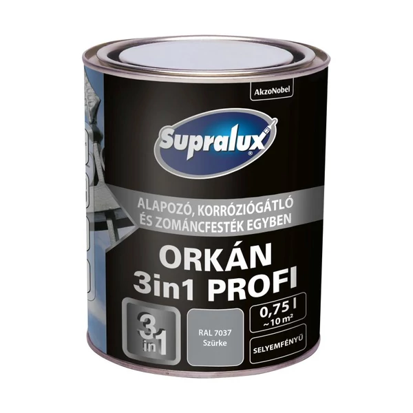 Supralux Orkán 3in1 0,75 l RAL7037 porszürke