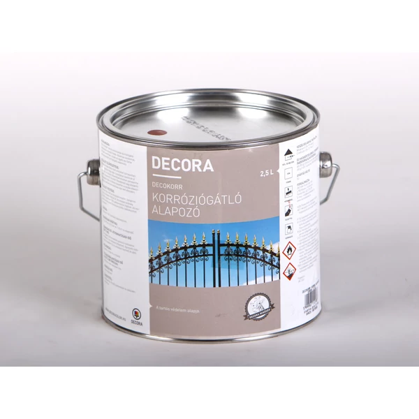 DECORA Decokorr Korróziógátló alapozó 2,5 l vörös