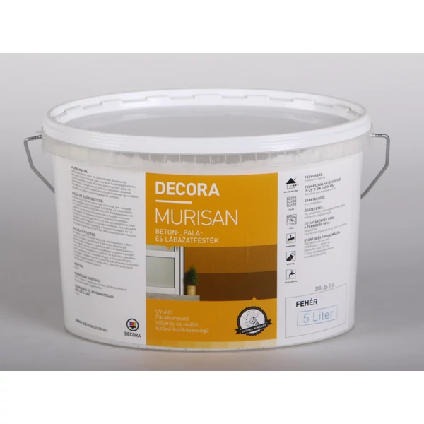 DECORA MURISAN beton-, pala- és lábazatfesték 5 l fehér
