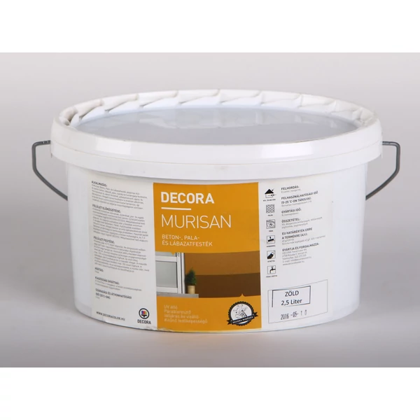DECORA MURISAN beton-, pala- és lábazatfesték 2,5 l  zöld