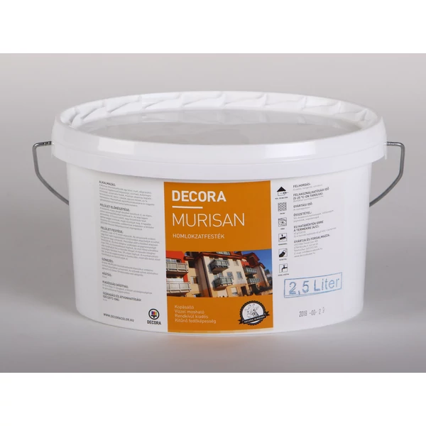 DECORA Murisan homlokzatfesték 2,5 l fehér