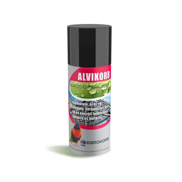 ALVIKORR alapozó és zománc festék 400 ml aer. RAL9016 matt fehér
