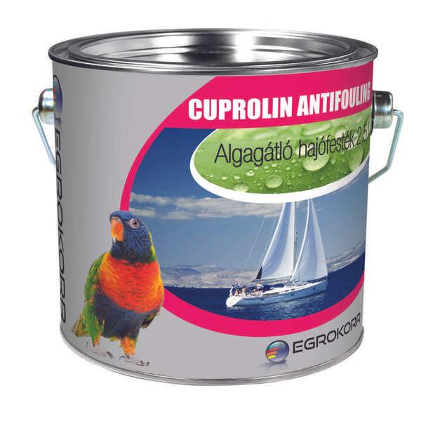 Cuprolin antifouling festék algagátló 1 l szürke