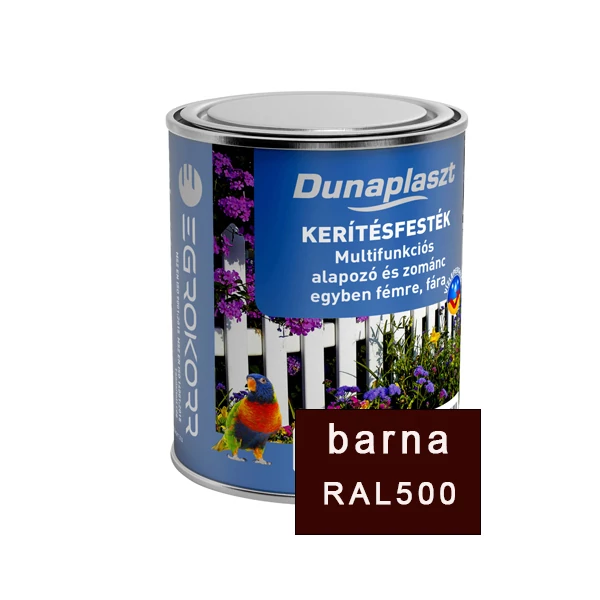 Dunaplaszt kerítésfesték 0,75 l 500 Barna Multifunkciós