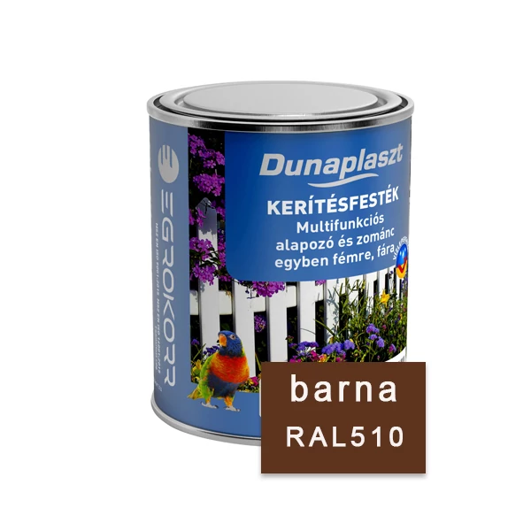 Dunaplaszt kerítésfesték 0,75 l 510 barna multifunkciós
