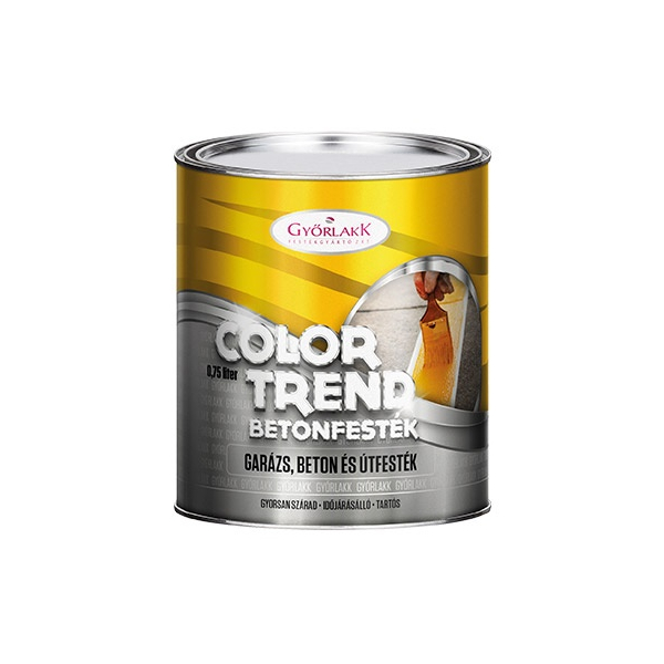Color Trend Garázs,-műhely,-terasz,-beton útjelző festék 2,5 l 400 sárga