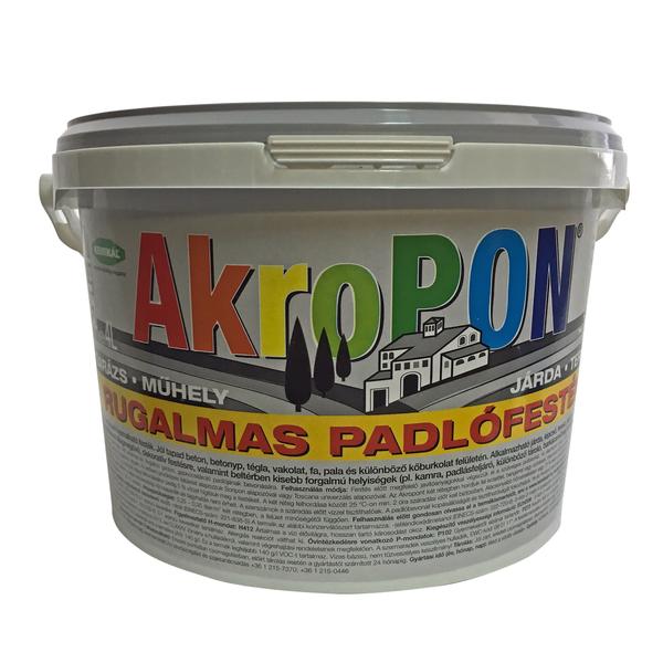 Akropon rugalmas padlófesték fehér 15 L
