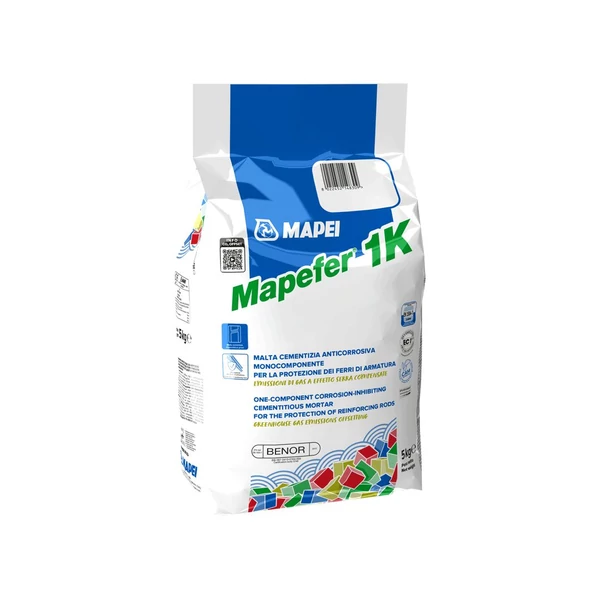 MAPEI Mapefer 1K 5 kg | egykomponensű, korróziógátló cementkötésű habarcs