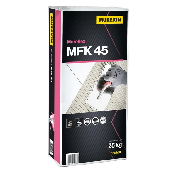 Murexin MFK 45 25 kg Mureflex S1 | csemperagasztó szürke