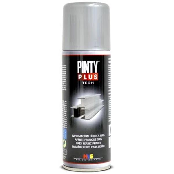 PINTY PLUS Tech alapozó vas és acél felületre 400 ml RAL I101 fehér