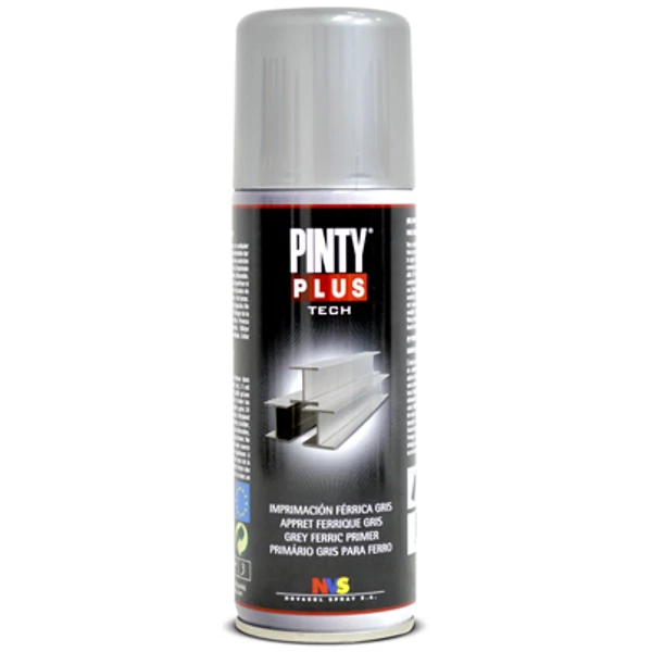 PINTY PLUS Tech alapozó vas és acél felületre 400 ml RAL I113 szürke