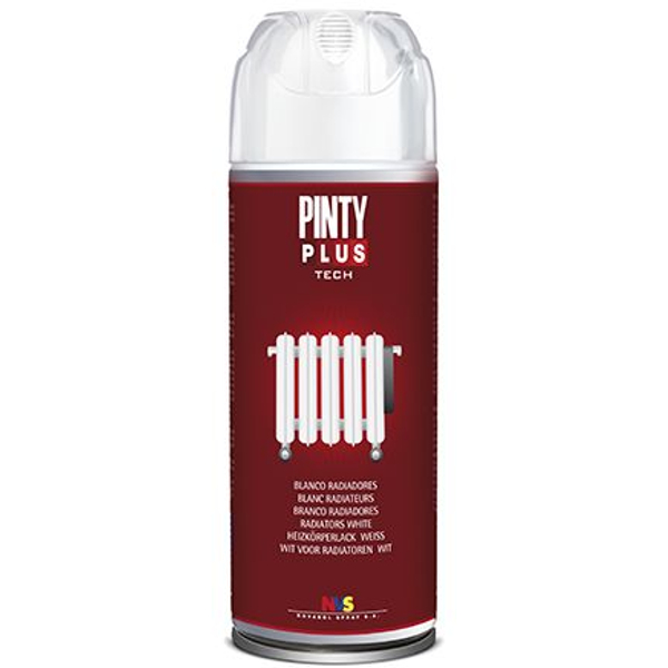 PINTY PLUS Tech radiátor festék 400 ml fehér