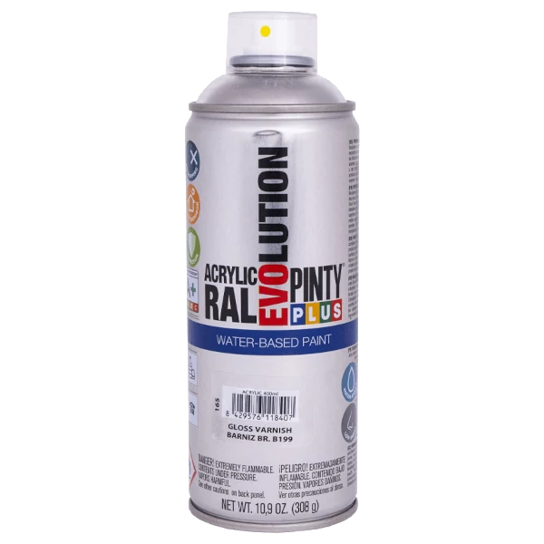PINTY PLUS Evolution vizesbázisú akril lakk 400 ml B199 FÉNYES