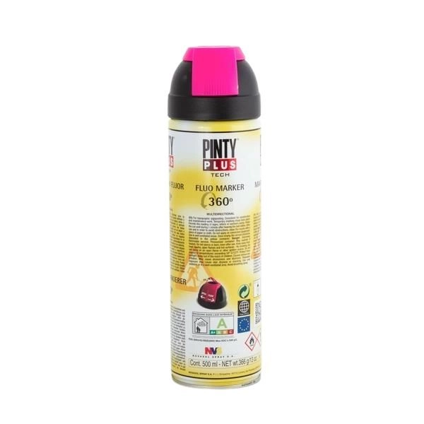 PINTY PLUS Tech jelölő spray 500 ml T148 pink