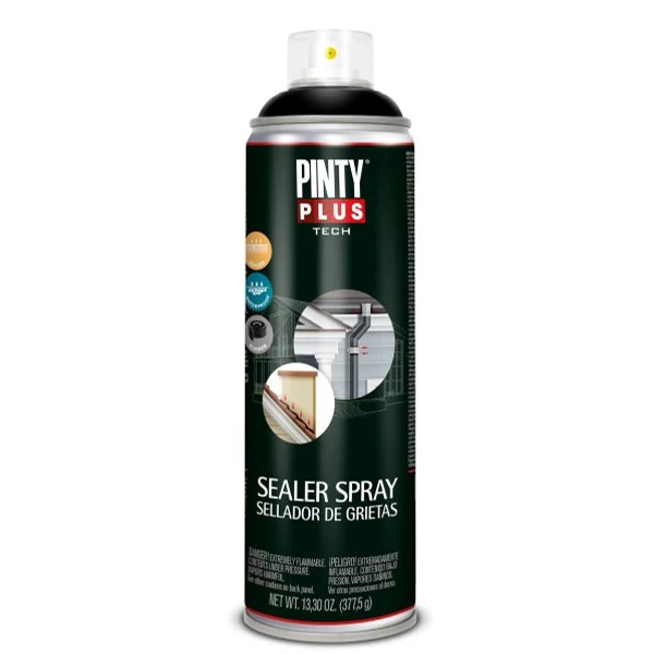 PINTY PLUS TECH Tömítő spray fekete 500 ml