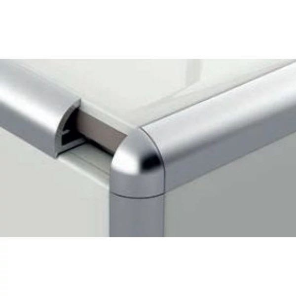 Profilplast csempeélvédő íves alu 10 mm aluminium 2,5 m