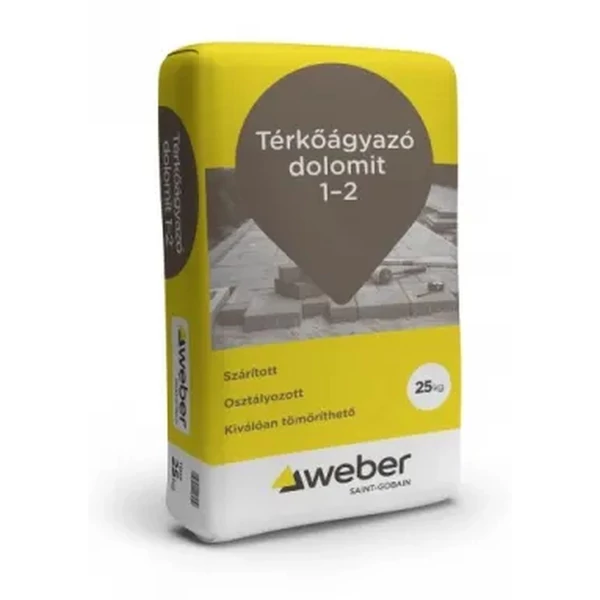 Weber térkőágyazó dolomit 1-2 mm 25 kg
