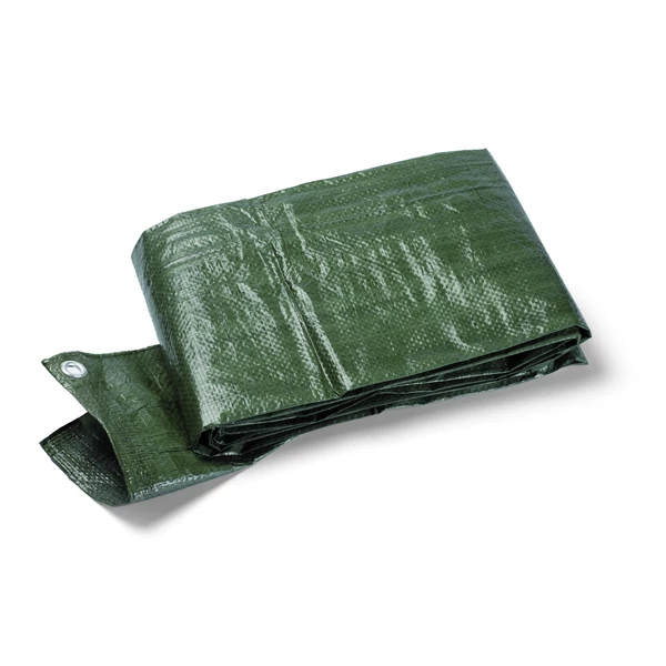 Schuller TERRA S90 Védőponyva  (3 m x 5 m) - 90 g/m2 -  fémgyűrűs, zöld