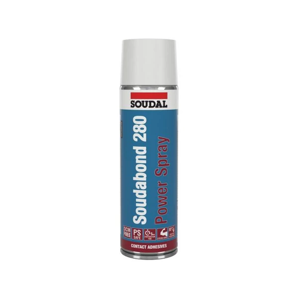 Soudal Soudabond 280 Power Spray 500 ml | Kontakt ragasztó