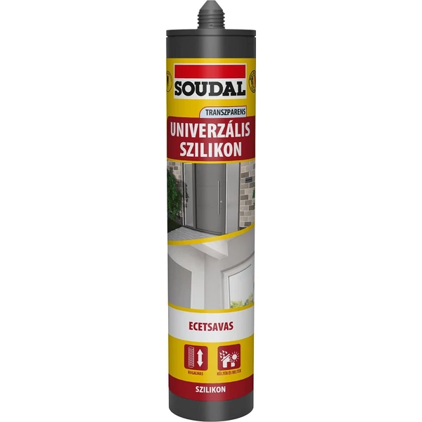 SOUDAL Univerzális Szilikon 280 ml | Transzparens