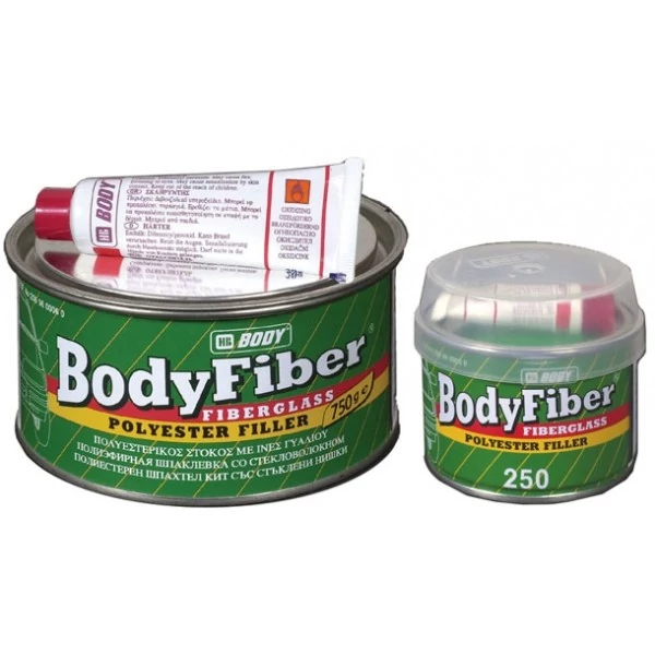 HB BODY üvegszálas kitt 250 g zöld