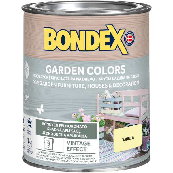 BONDEX GARDEN COLORS VANÍLIA 0.75L