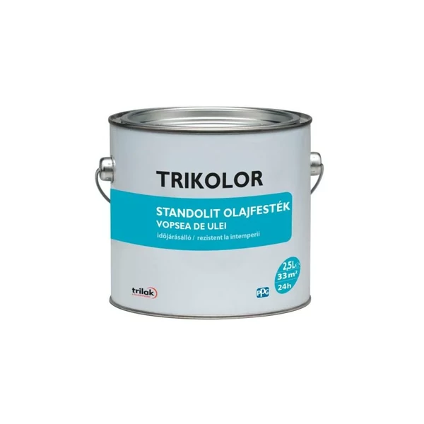 Trikolor Standolit Olajfesték 551 Szatinóber 2,5 l