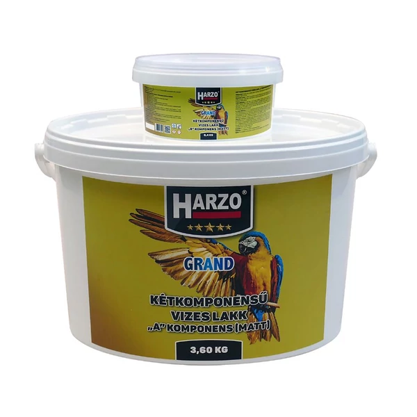 HARZO Kétkomponensű Vizes Lakk 4 kg
