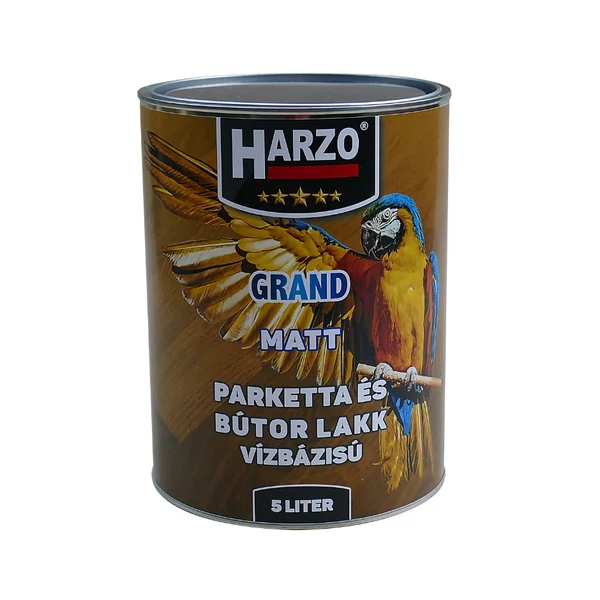 HARZO Parkettlakk vízbázisú matt  5 liter