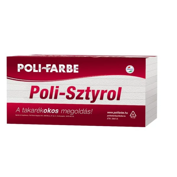 PoliFarbe POLICOLOR EPS80 hőszigetelőtábla 200 mm 1 db (2db/bála)