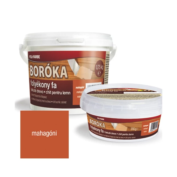 BORÓKA folyékony fa 200 g Mahagóni