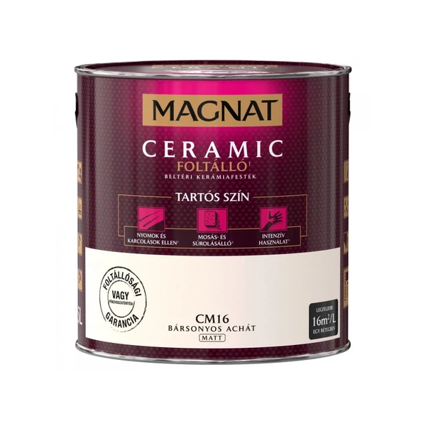 Magnat Ceramic foltálló beltéri kerámiafesték 2,5 l Bársonyos achát CM16