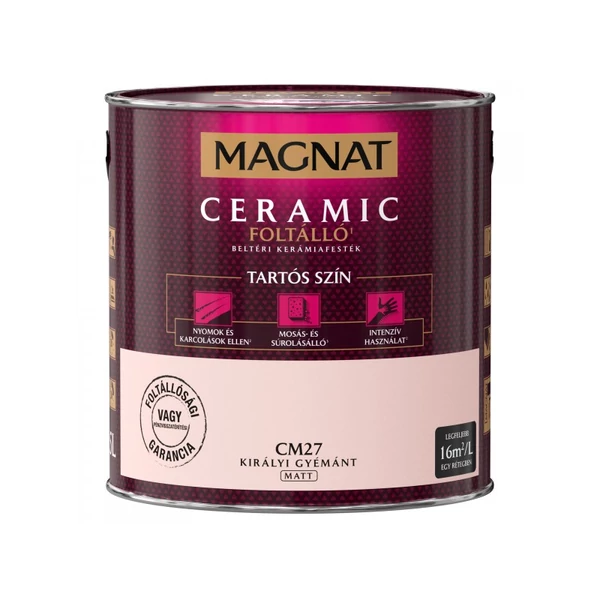 Magnat Ceramic foltálló beltéri kerámiafesték 2,5 l Királyi gyémánt CM27