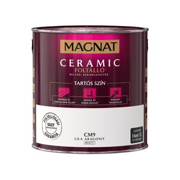 Magnat Ceramic 2,5 l Lila aragonit CM9 foltálló beltéri kerámiafesték AKCIÓ