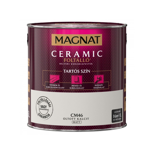Magnat Ceramic 2,5 l Oltott kalcit CM46 foltálló beltéri kerámiafesték AKCIÓ