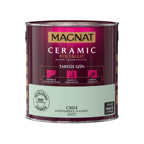 Magnat Ceramic 2,5 l Színpompás fluorit CM24 foltálló beltéri kerámiafesték AKCIÓ