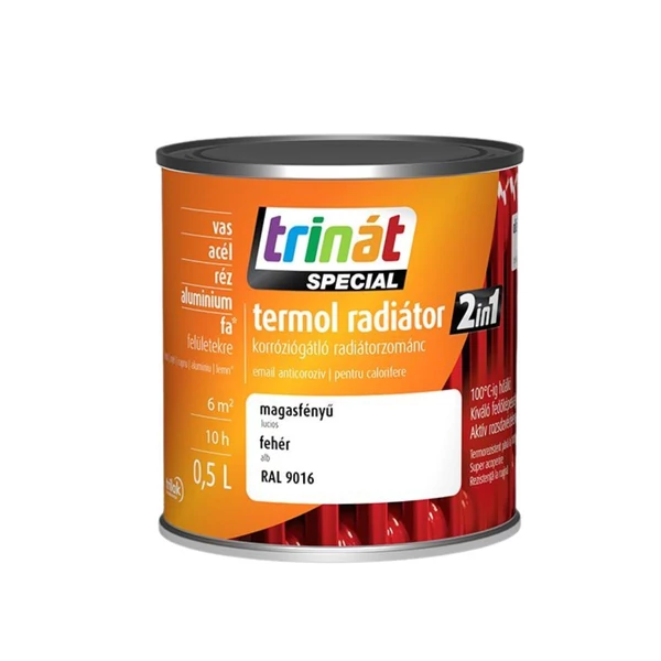 TRINÁT Special Radiátor zománc 1 l - 100 fehér | TERMOL