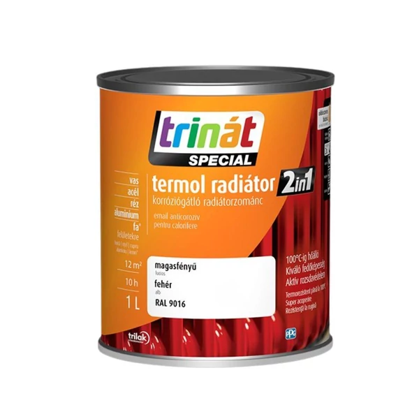 TRINÁT Special Radiátor zománc 1 l - 100 fehér | TERMOL