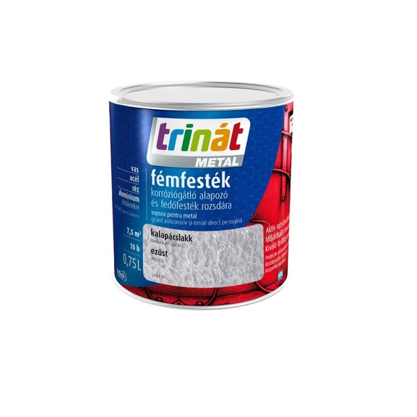 Trinát Metal Fémfesték Kalapács Ezüst 0,75 l