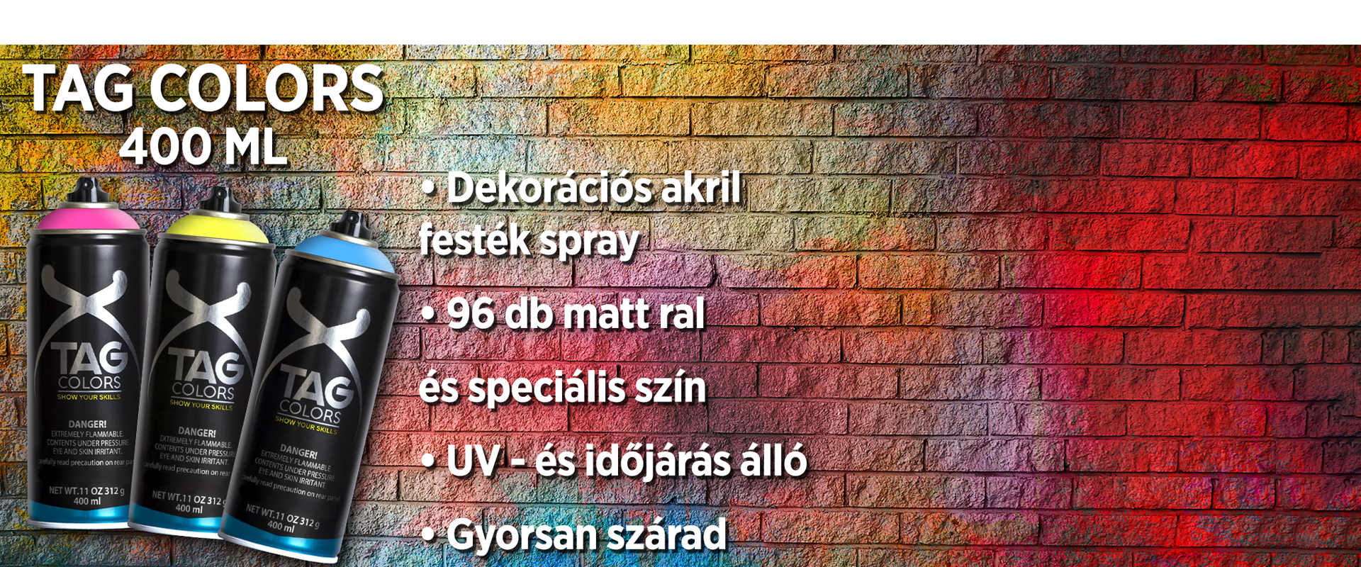 TAG COLORS - 400 ML