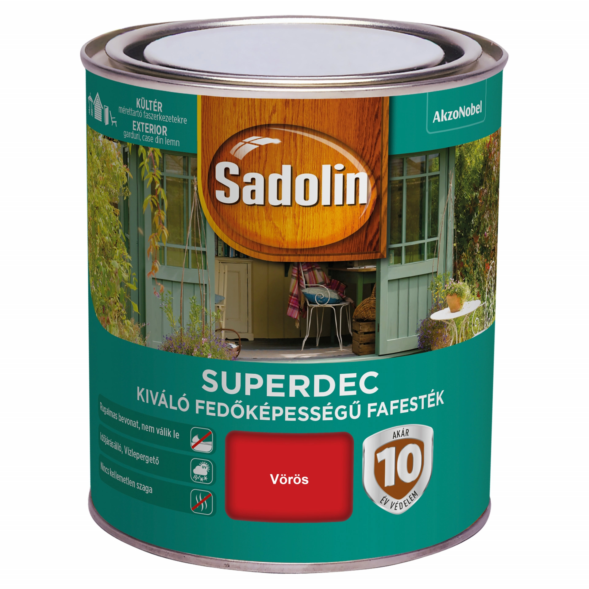Sadolin SUPERDEC fafesték 0,75 l vörös