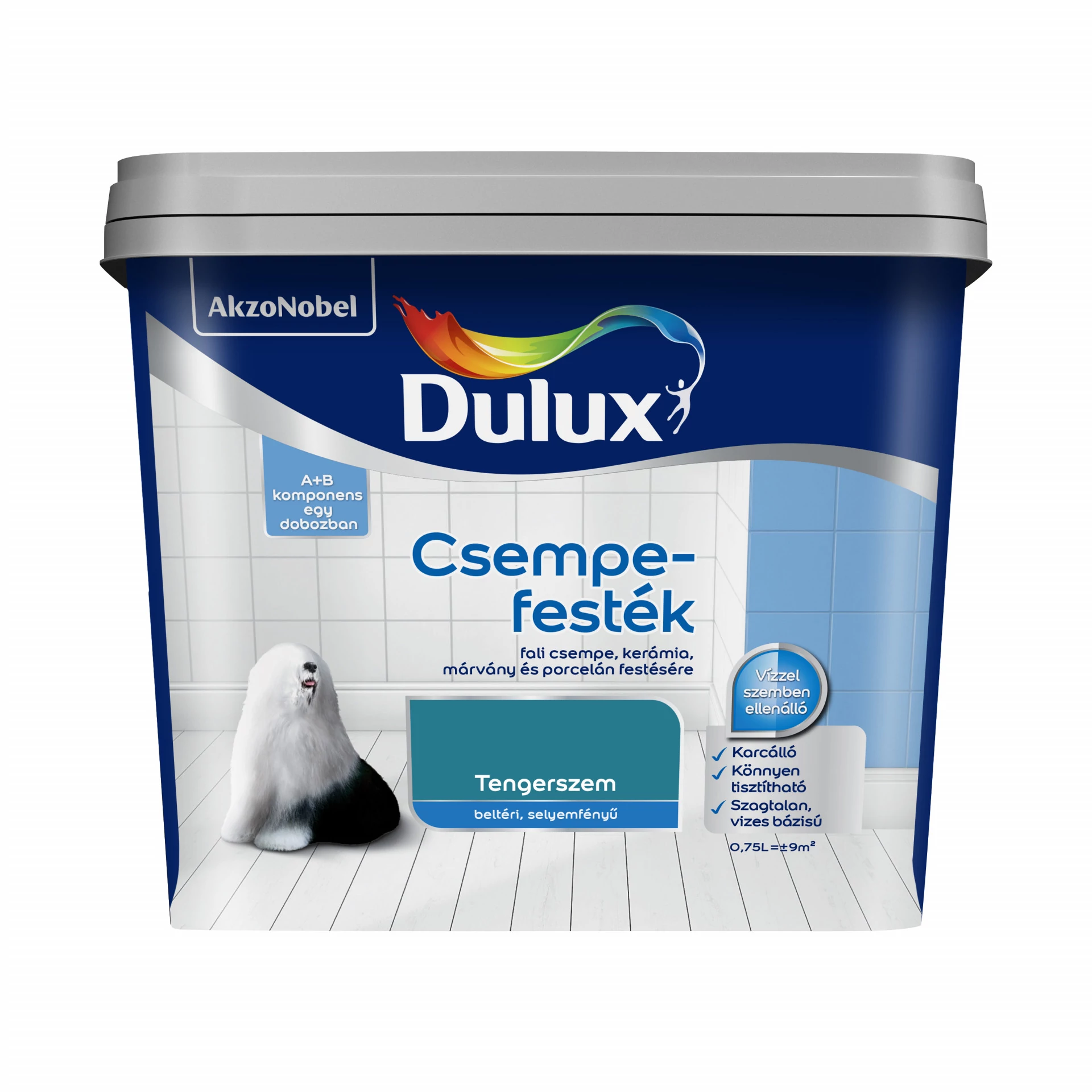 Dulux Simply Refresh csempefesték A+B 0,75 L Tengerszem