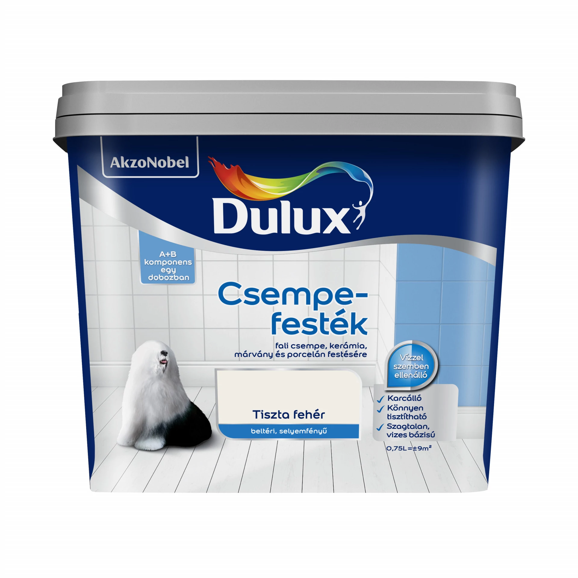 Dulux Simply Refresh csempefesték A+B 0,75 L Tiszta fehér