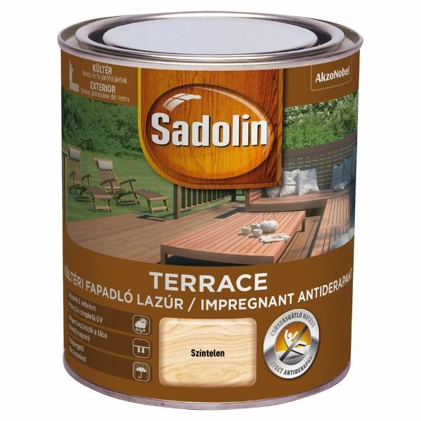 Sadolin TERRACE - 0,75 l színtelen | kültéri fapadló lazúr