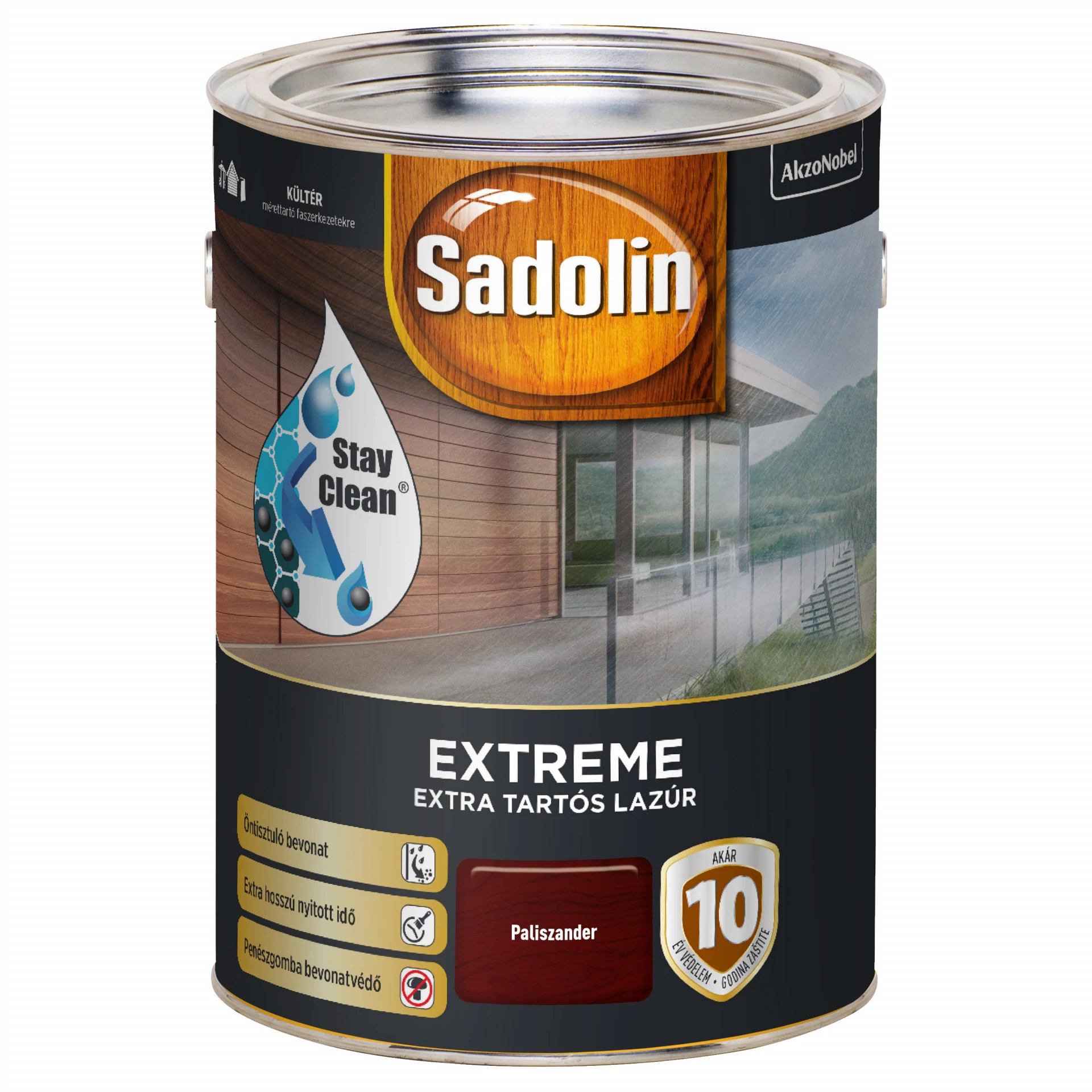 Sadolin Extreme - 4,5 l paliszander| extra tartós vastaglazúr